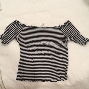 Caution To The Wind off the shoulder top